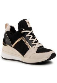Sneakersy MICHAEL Michael Kors Georgie Trainer 43R9GEFS1S Lt Crm Multi. Kolor: czarny. Materiał: materiał #1