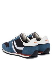 BOSS Sneakersy Levon 50568468 Granatowy. Kolor: niebieski. Materiał: skóra, zamsz #2