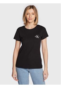 Calvin Klein Jeans Komplet 2 t-shirtów J20J219734 Czarny Slim Fit. Kolor: czarny. Materiał: bawełna #3