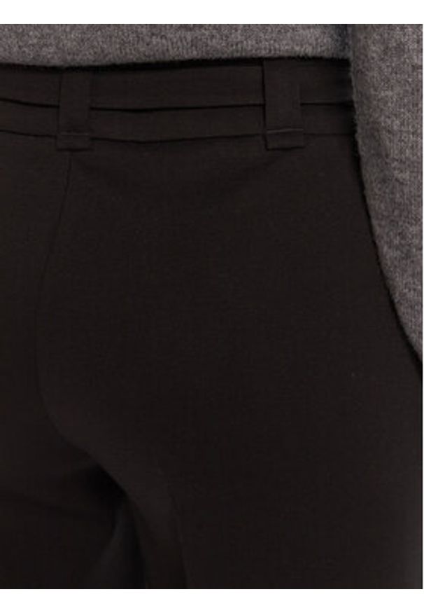 TwinSet - TWINSET Spodnie materiałowe 252TP2602 Czarny Flare Fit. Kolor: czarny. Materiał: wiskoza