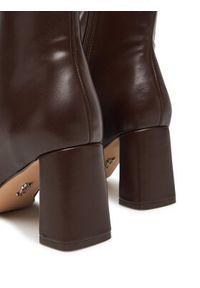 Steve Madden Botki Hurst SM11003498 Brązowy. Kolor: brązowy. Materiał: skóra