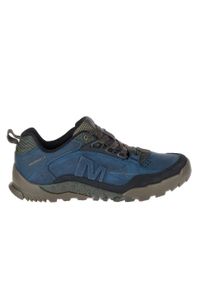 Merrell - Buty trekkingowe męskie MERRELL ANNEX TRAK skóra. Kolor: niebieski. Materiał: nubuk, skóra. Sport: turystyka piesza