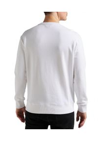 Lee - LEE WOBBLY LEE SWS MĘSKA BLUZA KLASYCZNA LOGO BRIGHT WHITE L81MSPLJ. Styl: klasyczny