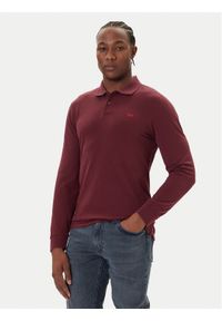 Levi's® Polo Housemark A5797-0015 Fioletowy Slim Fit. Typ kołnierza: polo. Kolor: fioletowy. Materiał: bawełna