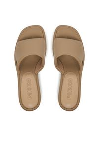 Pinko - PINKO Klapki Tara 01 SD0277 P003 Beżowy. Kolor: beżowy. Materiał: skóra