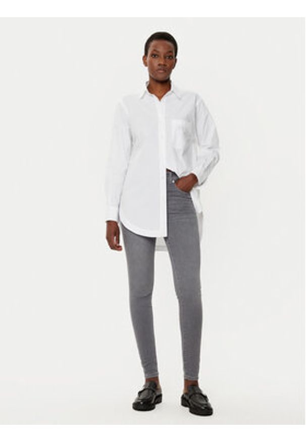 BOSS Koszula 50530981 Biały Relaxed Fit. Kolor: biały. Materiał: bawełna