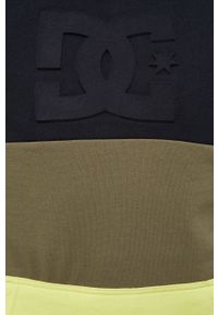 DC bluza męska kolor czarny z kapturem z aplikacją. Typ kołnierza: kaptur. Kolor: czarny. Wzór: aplikacja