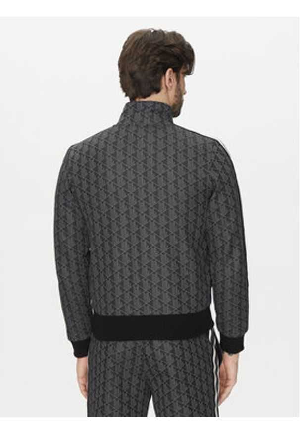 Lacoste Bluza SH1368 Szary Regular Fit. Kolor: szary. Materiał: bawełna, syntetyk