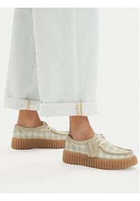 Clarks Półbuty Torhill Bee 26186299 Zielony. Kolor: zielony. Materiał: materiał #4