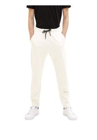 Tom Tailor Denim - Spodnie materiałowe Tom Tailor. Kolor: biały. Materiał: denim, materiał #1