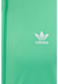 adidas Originals Bluza męska kolor zielony z aplikacją. Okazja: na co dzień. Kolor: zielony. Wzór: aplikacja. Styl: casual #4