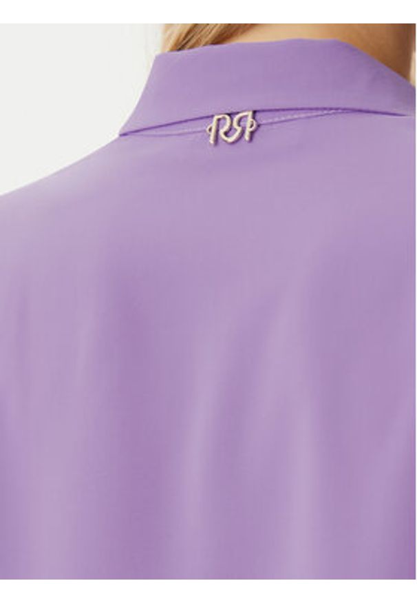 Rinascimento Koszula CFC0122916003 Fioletowy Regular Fit. Kolor: fioletowy. Materiał: syntetyk