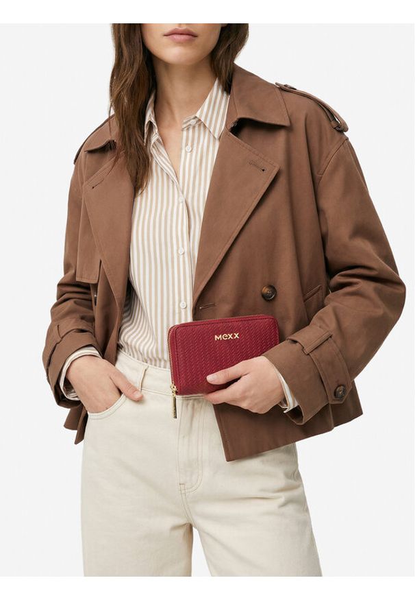 MEXX Portfel CEO-MEXX-W1-002-SS26 Czerwony. Kolor: czerwony. Materiał: skóra