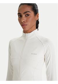 Guess Bluza V6RP15 KD952 Écru Slim Fit. Materiał: syntetyk #3