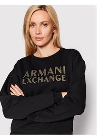 Armani Exchange Bluza 6LYM66 YJBSZ 1200 Czarny Regular Fit. Kolor: czarny. Materiał: bawełna #3