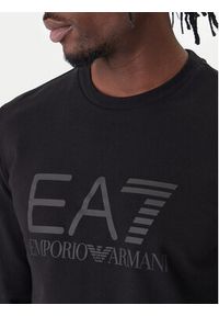 EA7 Emporio Armani Bluza 7M002278 AF22266 MC005 Czarny Regular Fit. Kolor: czarny. Materiał: bawełna #4