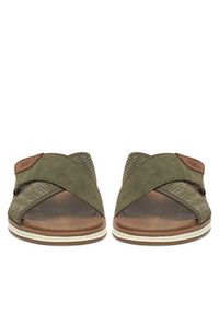 Rieker Klapki 29083-52 Khaki. Kolor: brązowy. Materiał: syntetyk, materiał #5