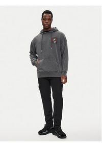 Brave Soul Bluza MSS-627PEROXIDE Czarny Relaxed Fit. Kolor: czarny. Materiał: bawełna, syntetyk #5