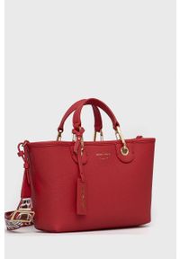 Emporio Armani torebka kolor czerwony. Kolor: czerwony. Rodzaj torebki: na ramię #6