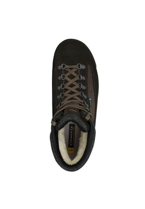 Buty trekkingowe męskie Aku Slope Warm Gtx. Wysokość cholewki: za kostkę. Zapięcie: sznurówki. Kolor: brązowy. Materiał: zamsz. Szerokość cholewki: normalna