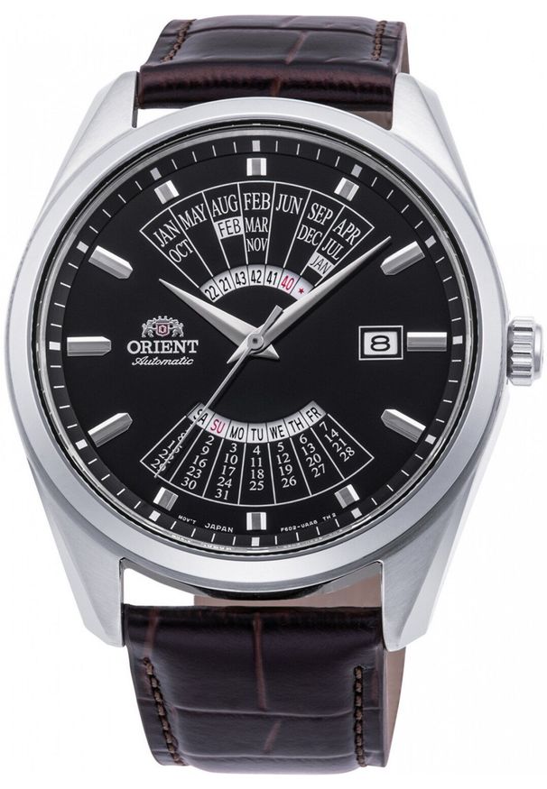 orient - Zegarek męski Orient RA-BA0006B10BA011J0 brązowy. Kolor: brązowy