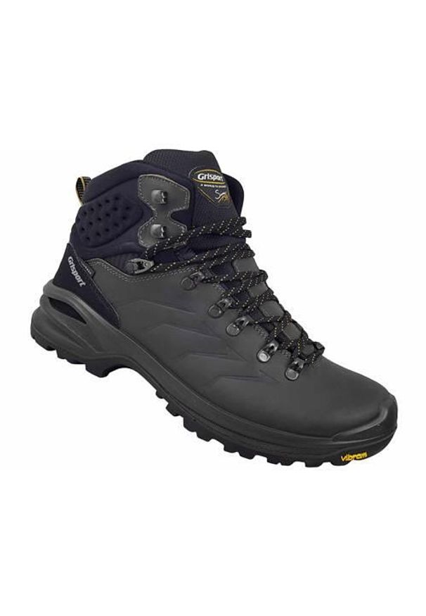 Buty trekkingowe męskie Grisport Grigio Dakar Trekking 2.0. Wysokość cholewki: za kostkę. Zapięcie: sznurówki. Kolor: szary. Materiał: guma, skóra, tkanina. Szerokość cholewki: normalna. Sport: turystyka piesza
