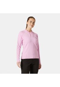 Bluza damska z kapturem Helly Hansen Verglas Light. Typ kołnierza: kaptur. Kolor: różowy #1