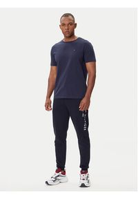 TOMMY HILFIGER - Tommy Hilfiger T-Shirt 2S87904671 Granatowy Regular Fit. Kolor: niebieski. Materiał: bawełna #4