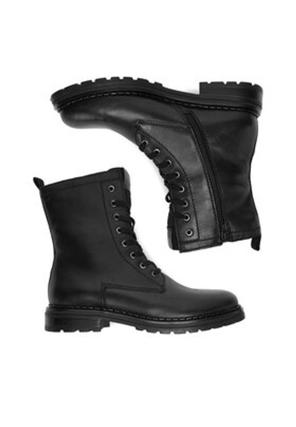 Lasocki Trzewiki CEO-WI16-TIBILISI-02 Czarny. Kolor: czarny. Materiał: skóra