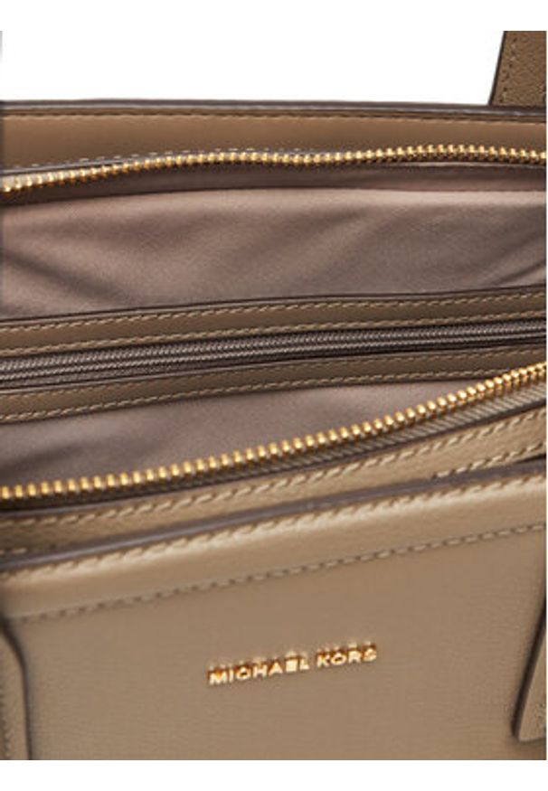 MICHAEL Michael Kors Torebka Laila 30S5G9IT2L Beżowy. Kolor: beżowy. Materiał: skórzane
