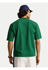 Polo Ralph Lauren T-Shirt 710A12979005 Zielony ciemny Relaxed Fit. Typ kołnierza: polo. Kolor: zielony. Materiał: bawełna #5