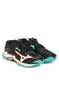 Mizuno Buty halowe Wave Lightning Z8 V1GA2400 Czarny. Kolor: czarny. Materiał: skóra. Model: Mizuno Wave
