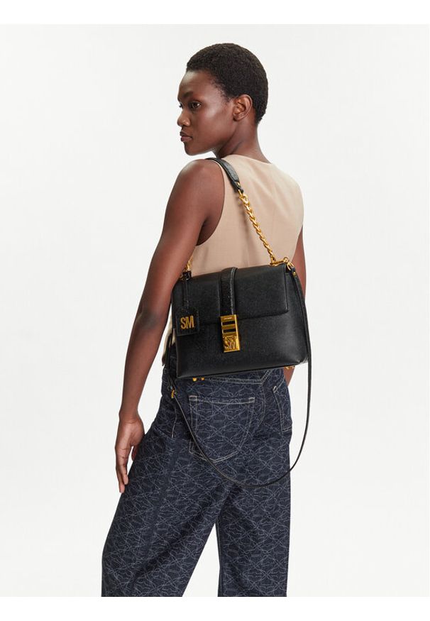 Steve Madden Torebka Bpatts-E SM13001648 Czarny. Kolor: czarny. Materiał: skórzane