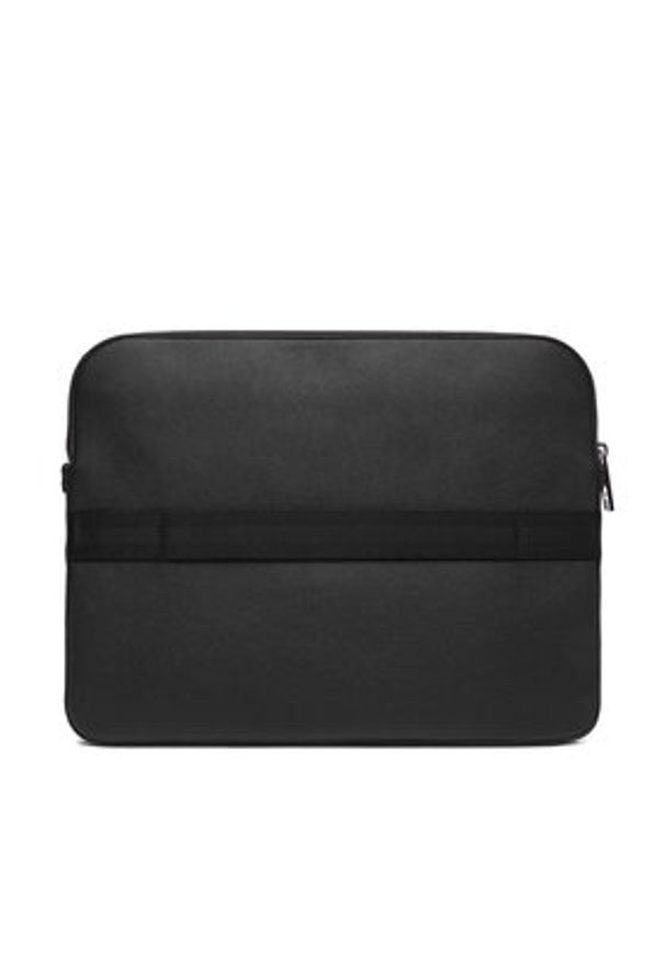 BOSS Etui na laptopa 50558167 Czarny. Kolor: czarny. Materiał: skóra