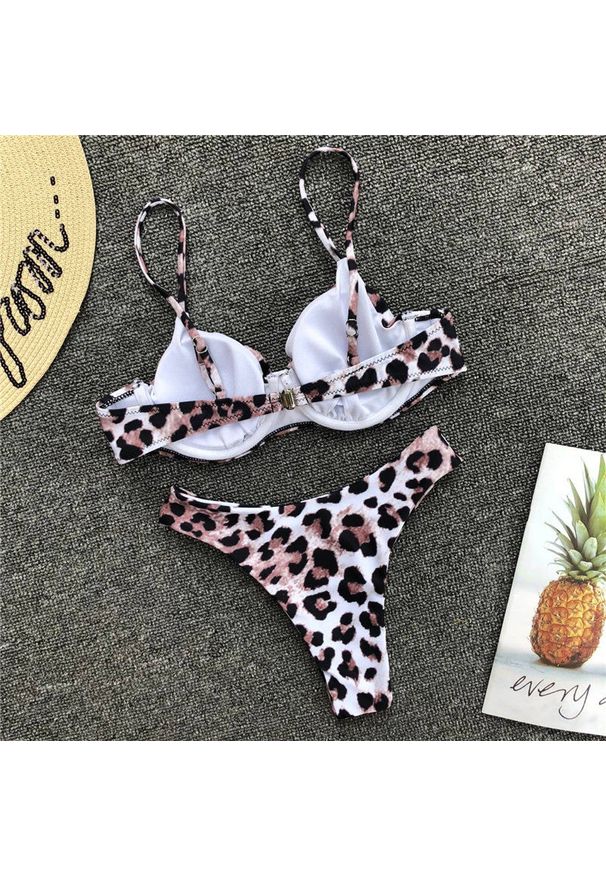 Intica - Strój kąpielowy dwuczęściowy z nowoczesnym wzorem na plażę i basen Ayelet. Materiał: materiał