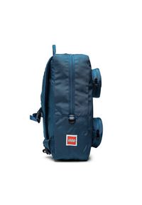 LEGO Plecak Brick 1x2 Backpack 20204-0140 Granatowy. Kolor: niebieski. Materiał: materiał