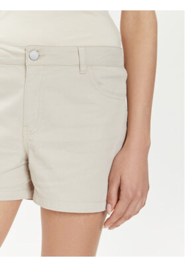 JDY Szorty jeansowe Avery 15322145 Beżowy Regular Fit. Kolor: beżowy. Materiał: bawełna