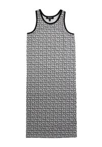 DKNY - Dkny - Sukienka dziecięca 110-146 cm. Kolor: czarny. Materiał: dzianina. Długość rękawa: na ramiączkach. Typ sukienki: dopasowane. Długość: midi #5