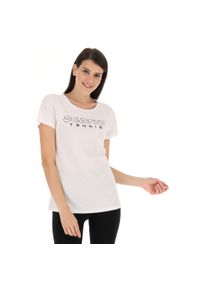 LOTTO - Koszulka damska Lotto Squadra II. Kolor: biały. Sport: tenis #1