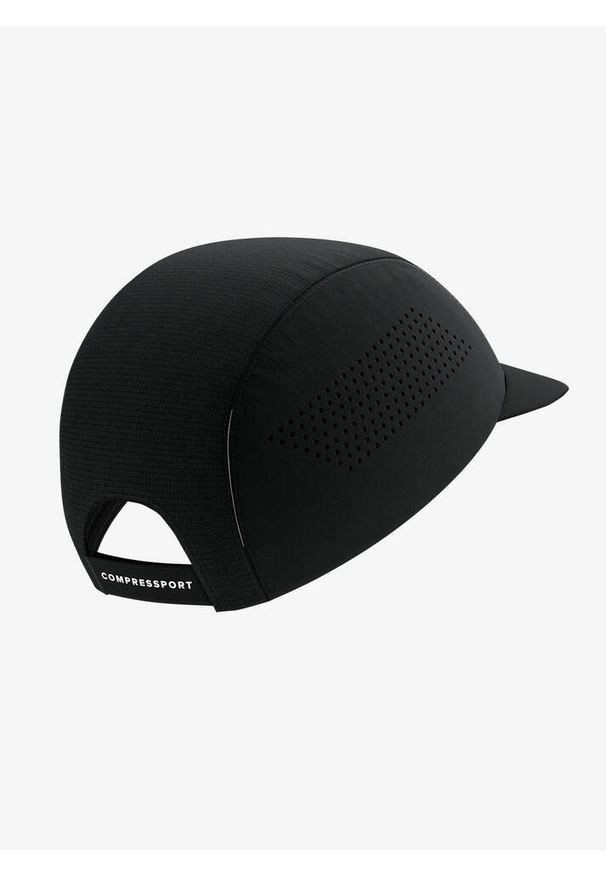 Czapka do biegania Compressport Pro Racing Cap - black. Kolor: czarny. Styl: sportowy
