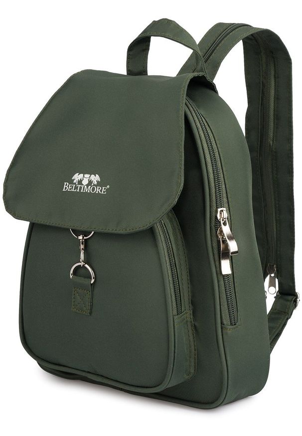 NorthFinder - Plecak plecaczek damski mały lekki wodoodporny elegancki ciemno-zielony Beltimore R34. Kolor: zielony. Styl: elegancki