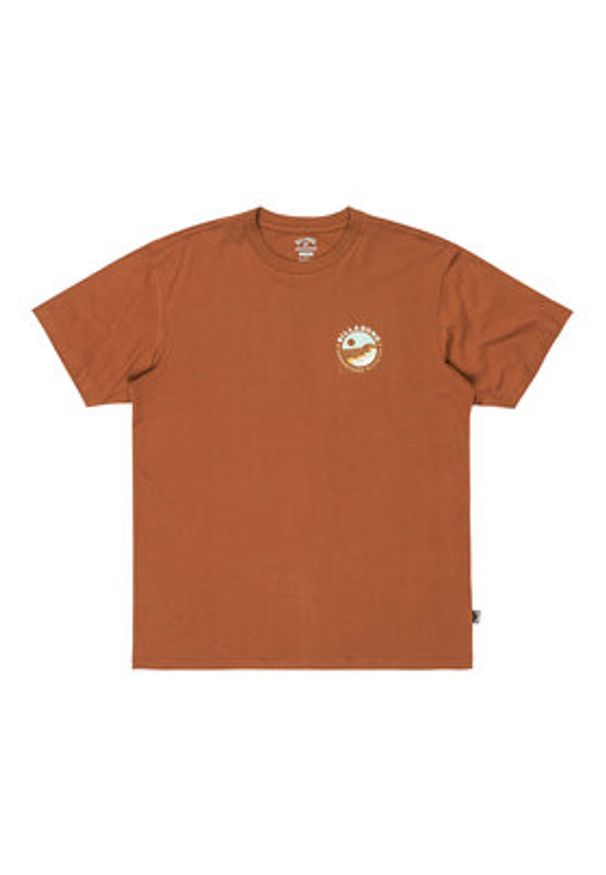 Billabong T-Shirt Rockies EBYZT00380 Brązowy Regular Fit. Kolor: brązowy. Materiał: bawełna