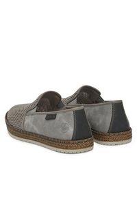 Rieker Półbuty B5265-43 Szary. Kolor: szary. Materiał: materiał #4