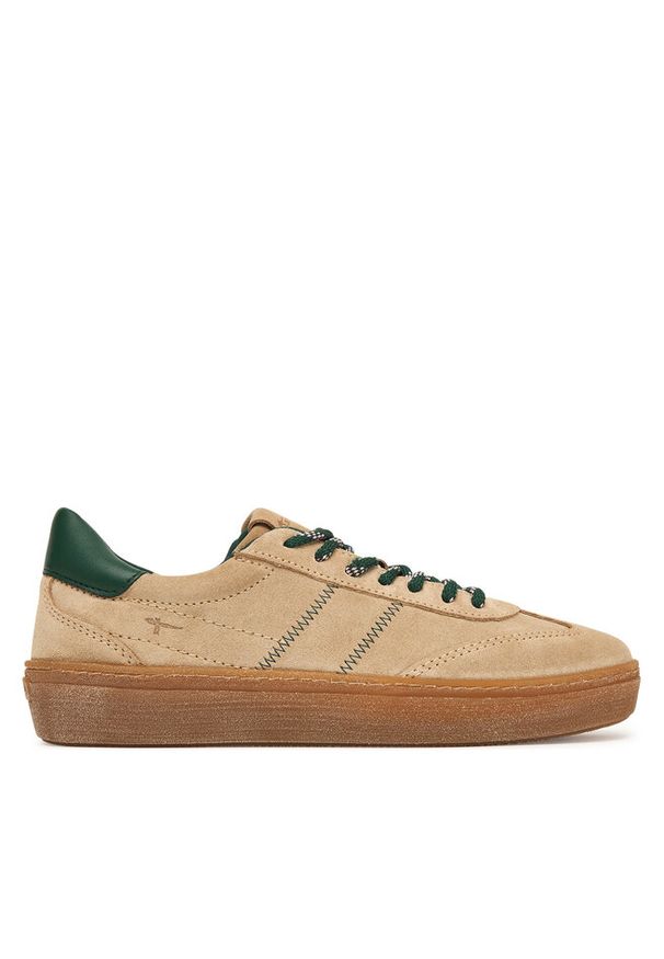 Sneakersy Tamaris. Kolor: beżowy