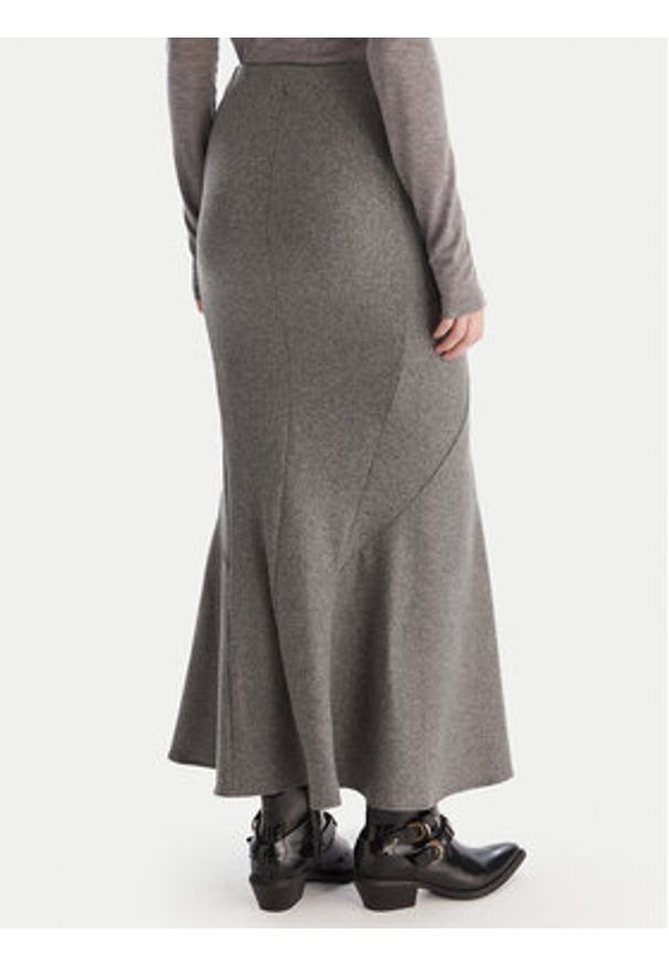 Pinko - PINKO Spódnica maxi Pabla 106095 A2ZU Szary Regular Fit. Kolor: szary. Materiał: syntetyk