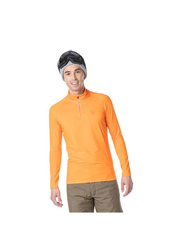 Longsleeve termoaktywny męski Rossignol Classique 1/2 Zip. Kolor: żółty. Długość rękawa: długi rękaw. Sezon: zima. Sport: narciarstwo