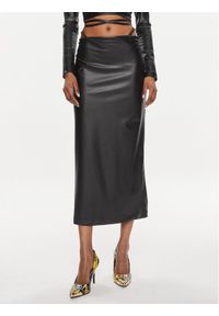 Versace Jeans Couture Spódnica midi 76HAE800 Czarny Slim Fit. Kolor: czarny. Materiał: syntetyk #1