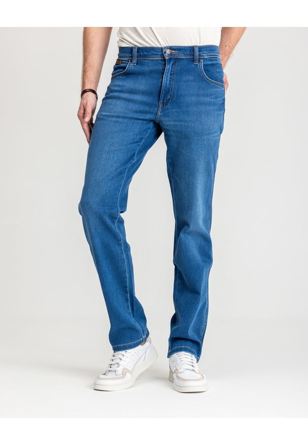 Wrangler - SPODNIE JEANSOWE JEANSY DŻINSY WRANGLER TEXAS RUSTIC 112361301. Okazja: do pracy, na co dzień. Styl: elegancki, casual, klasyczny