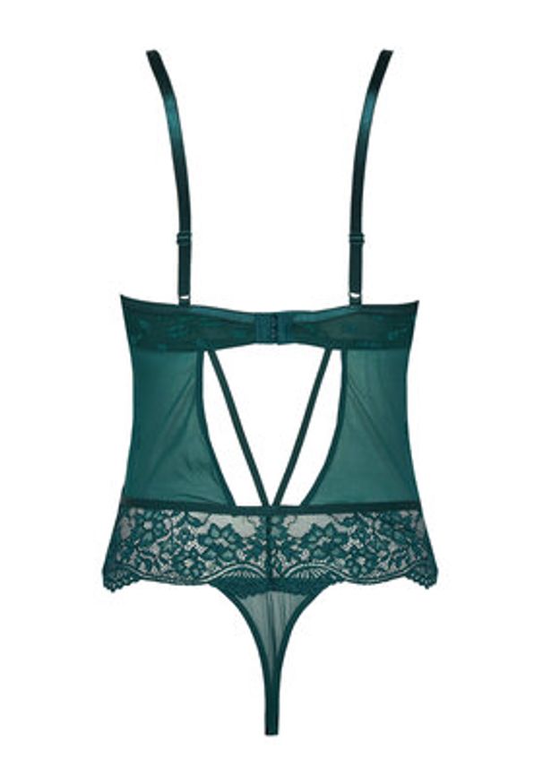Hunkemöller Body Berry 301159 Zielony. Kolor: zielony. Materiał: syntetyk