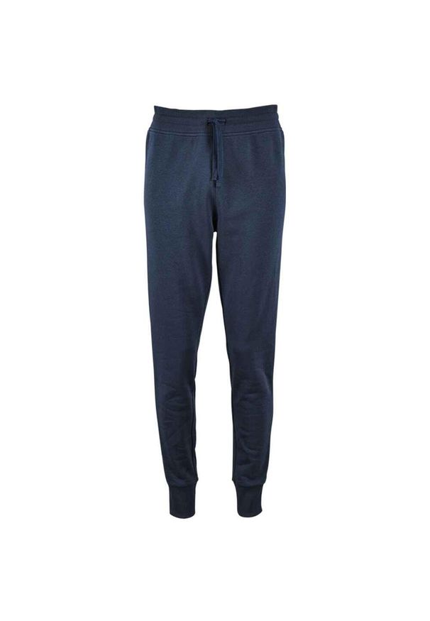 SOL'S - Damskie Spodnie Do Biegania Jake Slim. Kolor: niebieski. Materiał: dresówka